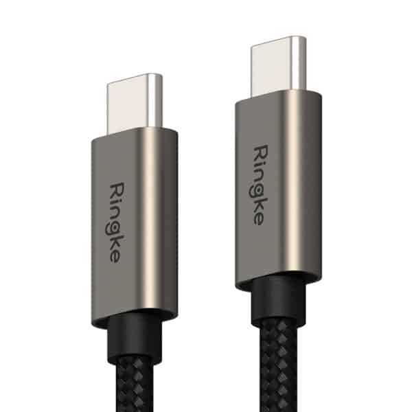 Ringke - Data Cable - Type-C to Type-C, 60W, 1m - Μαύρο