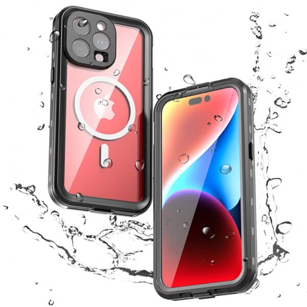 ShellBox - Αδιάβροχη Θήκη IP68 Magsafe - iPhone 15 Pro Max - Μαύρο