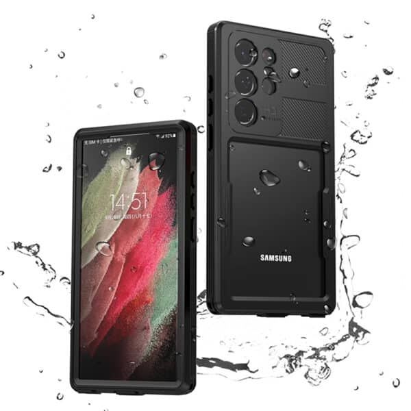 ShellBox - Αδιάβροχη Θήκη IP68 - Samsung Galaxy S23 Ultra - Μαύρο