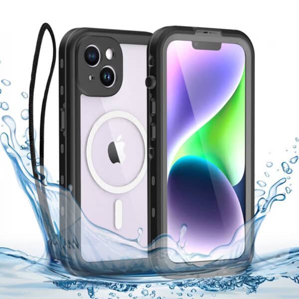 ShellBox - Αδιάβροχη Θήκη IP68 - iPhone 14 - Μαύρο