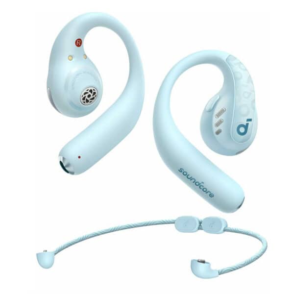 Anker - Ασύρματα Earbuds SoundCore AeroFit Pro (A3871G61) - για Sport, Bluetooth, Waterproof - Μπλε