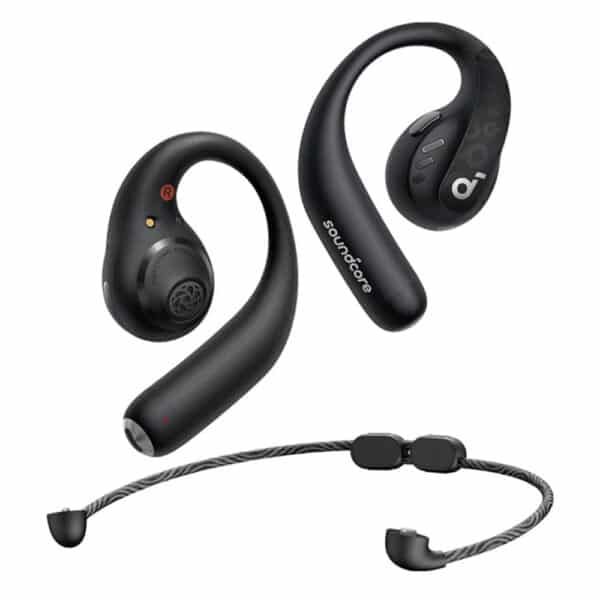 Anker - Ασύρματα Earbuds SoundCore AeroFit Pro (A3871G11) - για Sport, Bluetooth, Waterproof - Μαύρο
