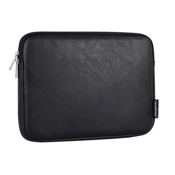 CanvasArtisan - Laptop Sleeve (L36-M01) - Θήκες 13"- 14", Zipper, Eco Leather - Μαύρο