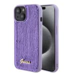 Guess - Sequin Script Metal (GUHCP15SPSFDGSU) - iPhone 15 - Μώβ